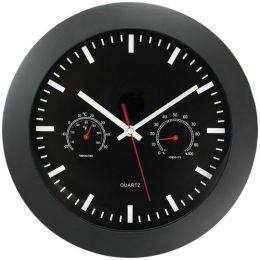 Timekeeper 12" Temperature & Humidity Wall Clock