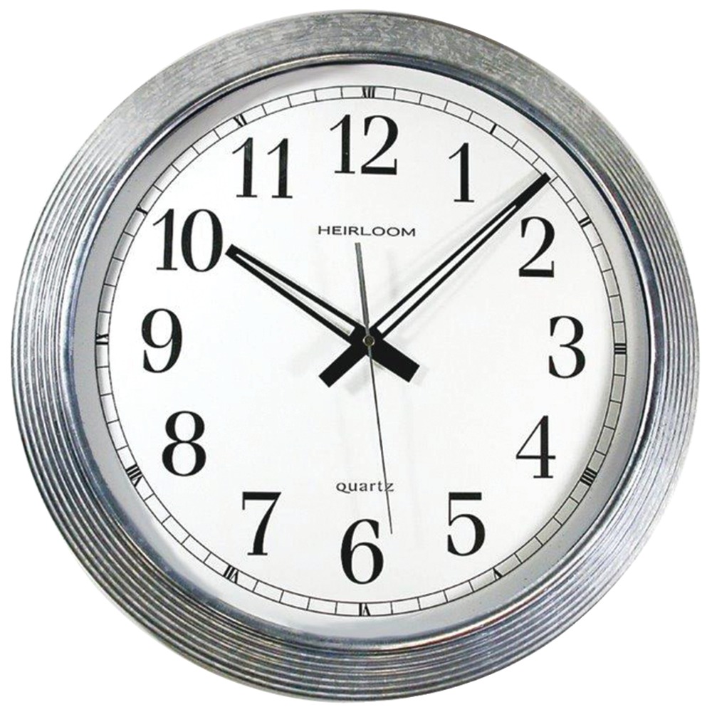 Timekeeper 180WAGM Essex 18.75" Modern Pendulum Wall Clock Faux Wood 