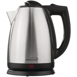 Brentwood 2l Stainless Steel Electric Cordless Tea Kettle