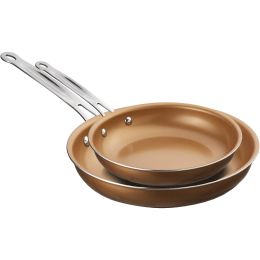 Brentwood 2-piece Ceramic Induction Fry Pan Set
