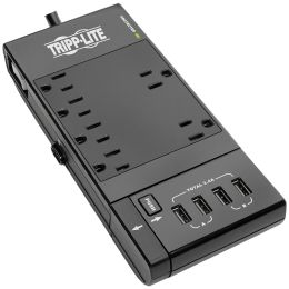 Tripp Lite Protect It! 6-outlet Surge Protector With 4 Usb Ports 6ft Cord