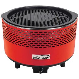 Brentwood Appliances Round Portable Smokeless Bbq