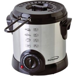 Brentwood Appliances 1-liter Stainless Steel Electric Deep Fryer