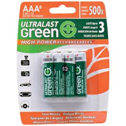 Ultralast Green High-power Rechargeables Aaa Nimh Rechargeable Batteries (8 Pk)