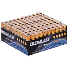 Ultralast Ula100aaab Alkaline Aaa Batteries 100 Pk