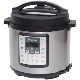 Magic Chef 6-quart 7-in-1 Stainless Steel Multicooker