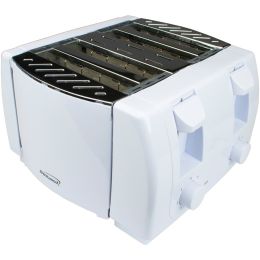 Brentwood Appliances Cool Touch 4-slice Toaster (white)