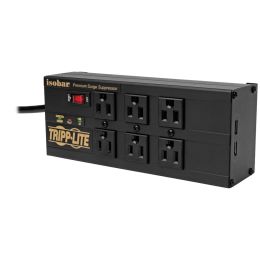 Tripp Lite 6-outlet Isobar Premium Surge Protector With 2 Usb Ports 10ft Cord