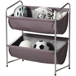 Neatfreak 2-tier Deep Fabric Bin Utility Shelf