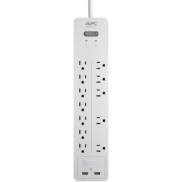 Apc Home Office Surgearrest 12-outlet Power Strip With 2 Usb Charging Ports