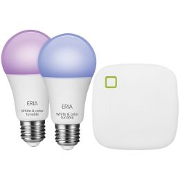 Eria A19 Colors And White Shades Smart Light Starter Kit
