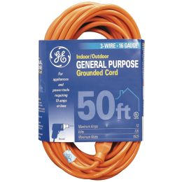 Ge 1-outlet Indoor And Outdoor Extension Cord (50ft)