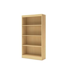 4-Shelf Bookcase in Natural Maple Finish