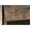 Bathroom Floor Cabinet with Shelf and Faux Granite Top