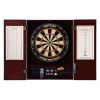 Mahogany Finish Dartboard Cabinet - Dartboard Not Included