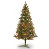 6' Faux Christmas Tree with 200 Pre-Lit Multicolored Lights