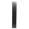 Modern 70-inch High Display Cabinet Bookcase in Dark Brown Cappuccino Wood Finish