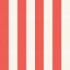 Outdoor 9-Ft Patio Umbrella with Tilt and Crank Lift in Coral Red White Stripe