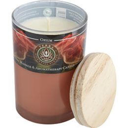 Opium Candle Massage Soy Candle 12 Oz Tumbler. An Alluring and Sensual Blend With Garnet Gemstone. Burns Approx. 30+ Hours For Anyone