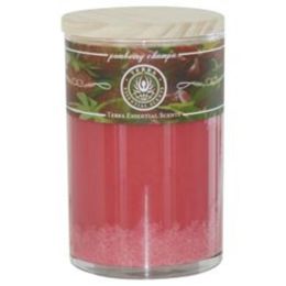 Pomberry Champa Soy Essential Candle 12 Oz Tumbler. A Refreshing and Soothing Blend With Rhodoschrosite Gemstone. Burns Approx. 30+ Hours For Anyone