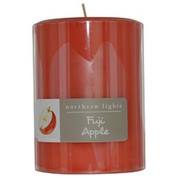 Fuji Apple One 3x4 Inch Pillar Candle. Burns Approx. 80 Hrs. For Anyone