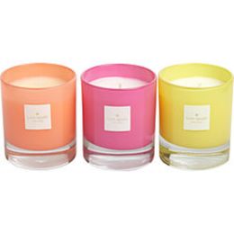 Kate Spade Live Colorfully Candle Trio With Lemon Blossom and Gardenia and Amber And All Are 3.8 Oz For Women