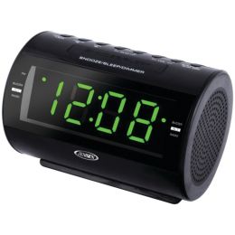 JENSEN JCR-210 AM/FM Dual-Alarm Clock Radio