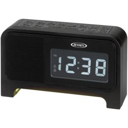 JENSEN JCR-350 Digital Dual Alarm Soothing-Sounds Clock Radio with Night Light
