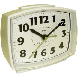 Westclox 22192 Electric Alarm Clock with Constant Lighted Dial