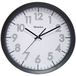 Westclox 32067 14" Round Office Wall Clock