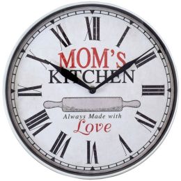 Westclox 32897MK 12-Inch Mom's Kitchen Wall Clock