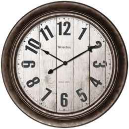 Westclox 32931AW 15.5" Wall Clock with Antique Bronze Finish