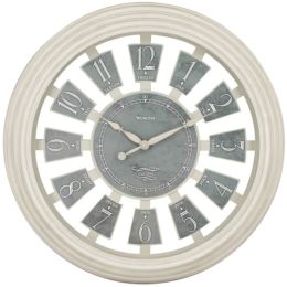 Westclox 36014AW-16 16-Inch Antique White Panel Clock