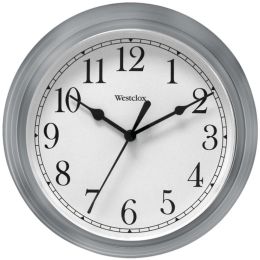 Westclox 46984A 9" Decorative Wall Clock (Gray)