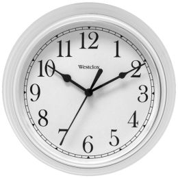 Westclox 46994A 9" Decorative Wall Clock (White)