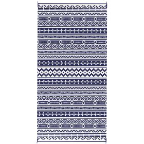 9 x 18 Ft Reversible Outdoor Rug Waterproof Plastic Straw