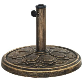 Round Patio Umbrella Base - resin
