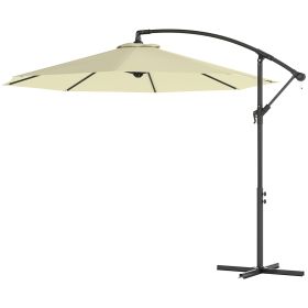 10 Cantilever Tilt Offset Patio Umbrella W UV & Water Safe - 98.4"