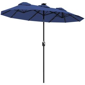 97 Ft Double Sided Patio Umbrella - Navy