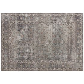 8 x 10 Ft Machine Washable Traditional Foldable Area Rug Non Slip