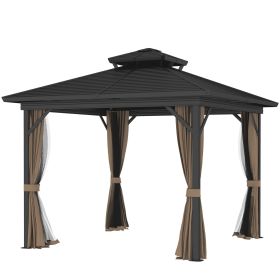 10 X 10 Hardtop Gazebo With Aluminum Frame
