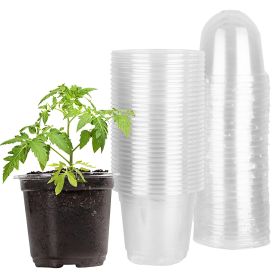 30Pcs Plant Nursery Pots PET Flower Seed Starting Container