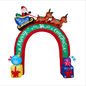 10FT Lighted Christmas Inflatable Archway