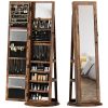 360° Swivel Jewelry Armoire - Brown
