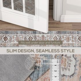 5 x 7 Ft Vintage Machine Washable Area Rug Non Slip - CJSP246145501AZ