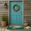 Mermaid Manatee Doormat 24 x 36 Inch Non Slip Washable Low Pile
