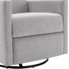 Modern Upholstered Rocker Nursery Chair Plush Seating Glider