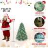 4ft Blue Spruce Christmas Tree with 592 Fire-Resistant Tips