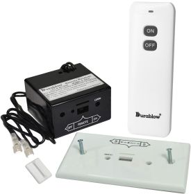 Durablow TR1001 Gas Fireplace Remote Control Kit Millivolt Valve
