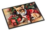 Chihuahua Cozy Christmas Doormat 18 x 27 Inch Non Slip Washable